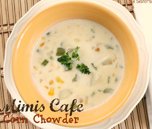 Copycat Mimis Cafe Corn Chowder