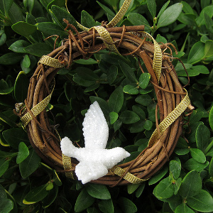 Armenian Dove Wreath Ornament