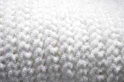 Snowy Faux Knit Baby Blanket
