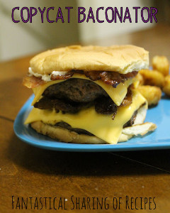 Wendy's Baconator Burger Clone