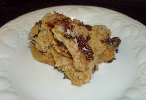 Pumpkin Chocolate Chip Bread Pudding