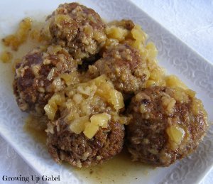 Three-Step Pineapple Meatballs