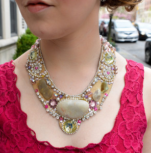 Ocean Stones Statement Necklace