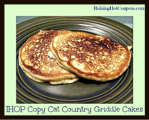 IHOP Inspired Country Griddle Pancakes 