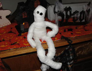 Bendy Mummy Doll