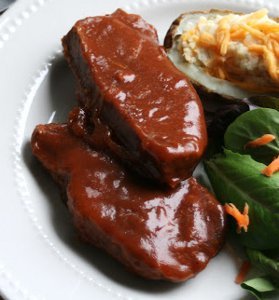 Four-Ingredient BBQ Pork Chops