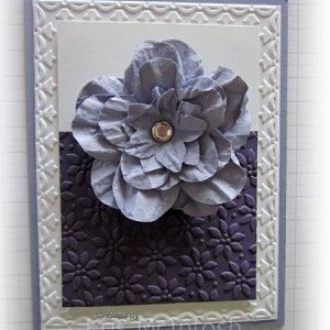Precious Purple Flower Card