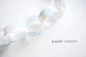 Spring into the Season Paper Flower Chain