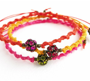 Knotted Spiral Friendship Bracelet