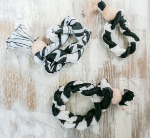 Snazzy Swirled Scarf Bracelet