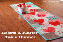 Hearts A Flutter Table Runner