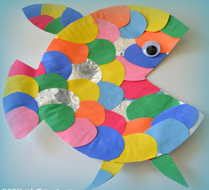 Colorful Scales Rainbow Fish | AllFreeKidsCrafts.com