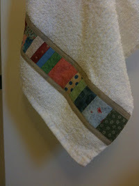 Patchwork Embellished Kitchen Towel