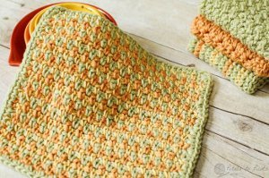 Cheerfully Simple Dishcloth