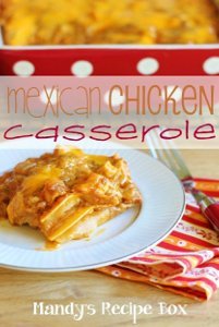 Layered Mexican Chicken Casserole