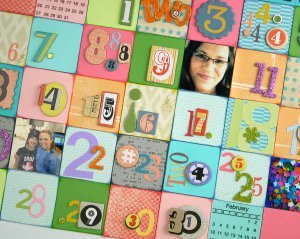 Magnetic Family Calendar