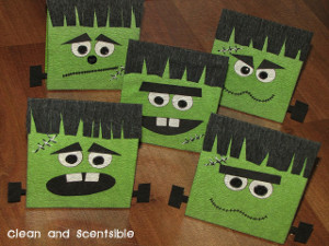 Frankenstein Treat Bags