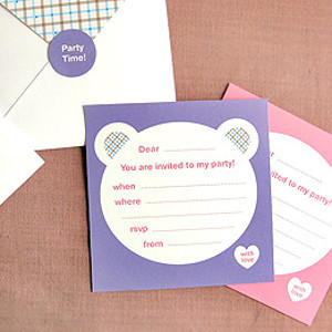 UnBEARably Cute Party Invitations