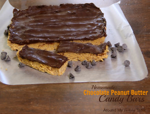 Craveable Chocolate Peanut Butter Candy Bars