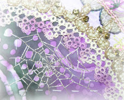 Ornate Spider Web Crazy Quilt