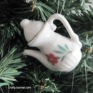 Tiny Tea Set Ornaments