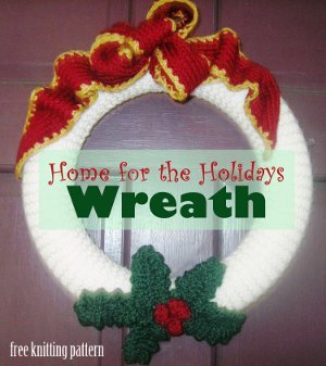 Festive Knit Wreath