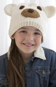 Cute Polar Bear Knit Hat