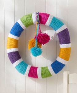 All Year Rainbow Wreath