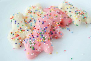 Homemade Frosted Circus Animal Cookies