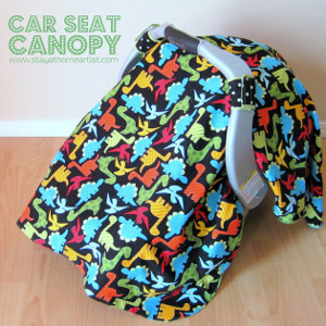 Dino-Riffic Car Seat Canopy