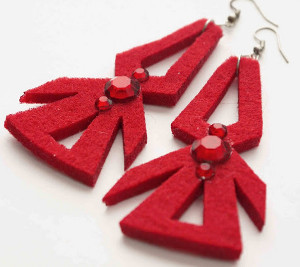 15 Minute Snowflake Earrings