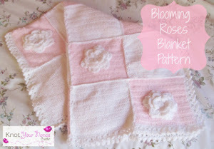Blooming Roses Crochet Baby Blanket