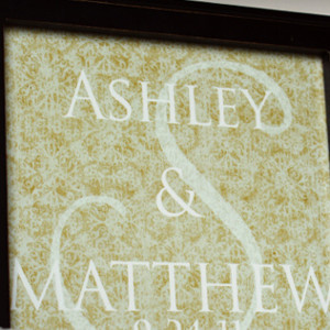 Customizable Monogrammed Wedding Gift