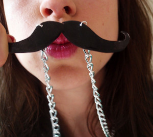 Mustache Necklace