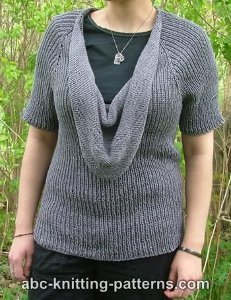 Summer Night Cowl Sweater