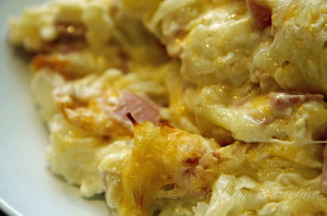 Cheesy Ham and Hash Brown Casserole