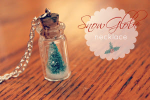 Adorable Mini Snow Globe Necklace