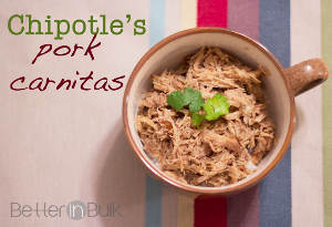 Chipotle Sweet Pork Carnitas Copycat