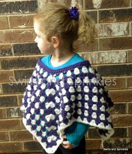 Pretty Purple Poncho