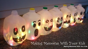 Glowing Ghost Lanterns