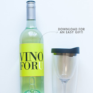 Printable Wine Bottle Label