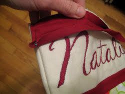 Embroidered Name Christmas Stocking