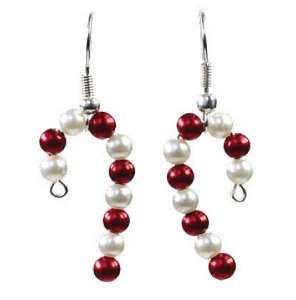Quickie Candy Cane Earrings