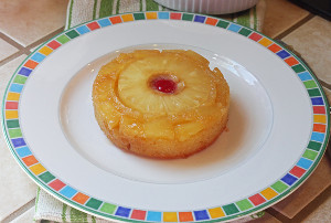 Pineapple Upside-Down Cakes for Two