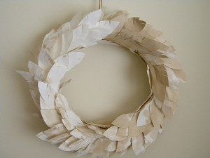 Paper Ombre Wreath