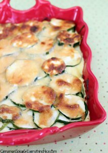 Cheesy Baked Zucchini