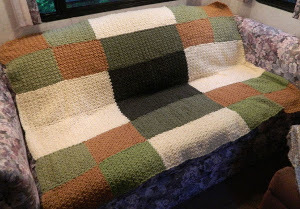 Organic Seed Stitch Afghan