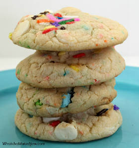 Lucky Charms White Chocolate Cookies