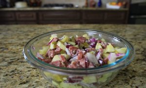 Make at Home Costa Cruise Lines Salami Salad