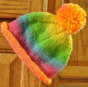 Rainbow Rolled Brim Hat